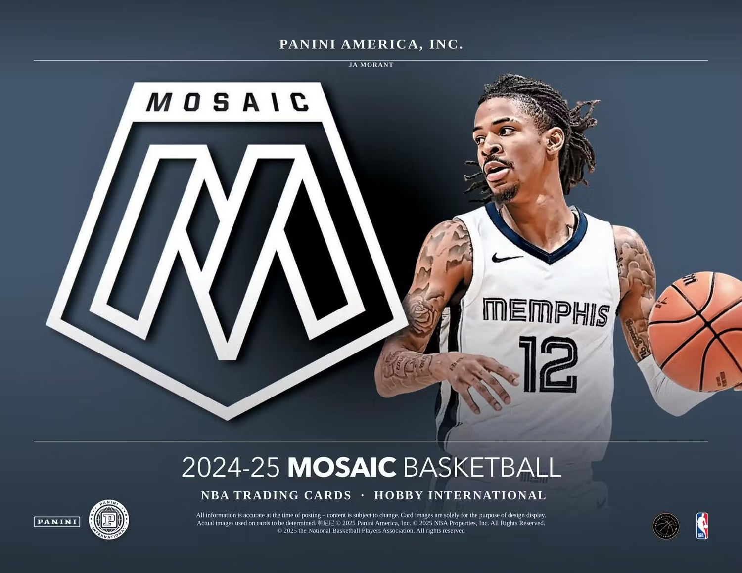 2024/25 Panini Mosaic Basketball International Hobby Box