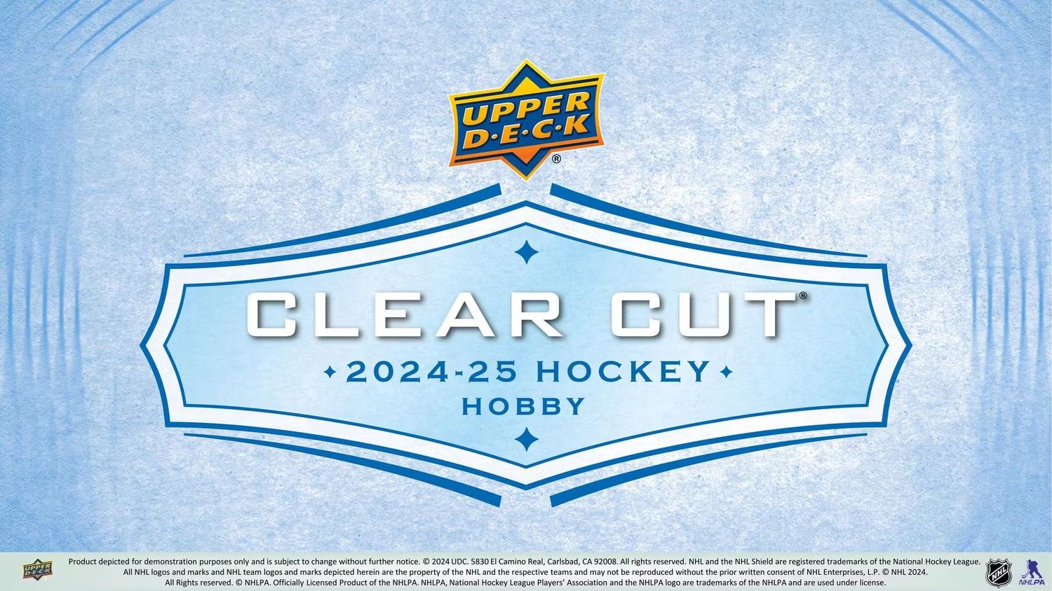 2024/25 Upper Deck Clear Cut Hockey Hobby Box (Coming soon)