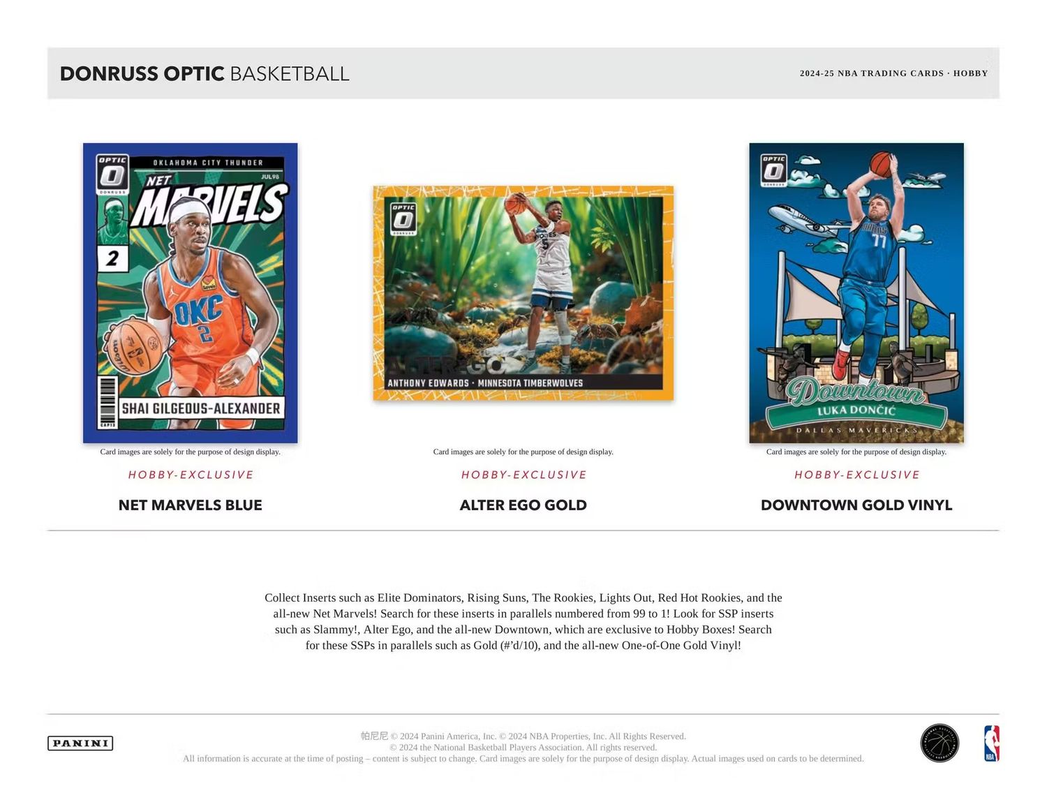 2024/25 Panini Donruss Optic Basketball Hobby Box