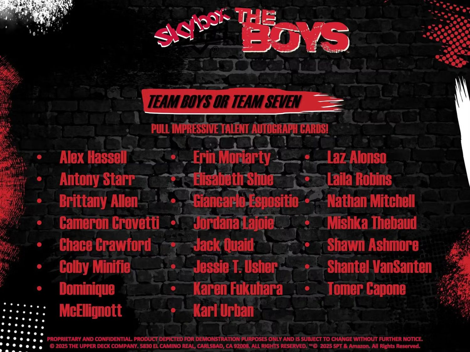 The Boys Season 1 &amp; 2 Hobby Box (Upper Deck 2025) - sold out