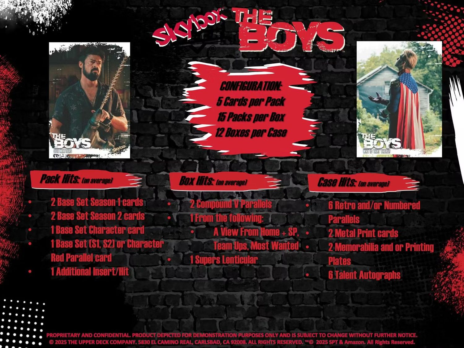 The Boys Season 1 &amp; 2 Hobby Box (Upper Deck 2025) - sold out