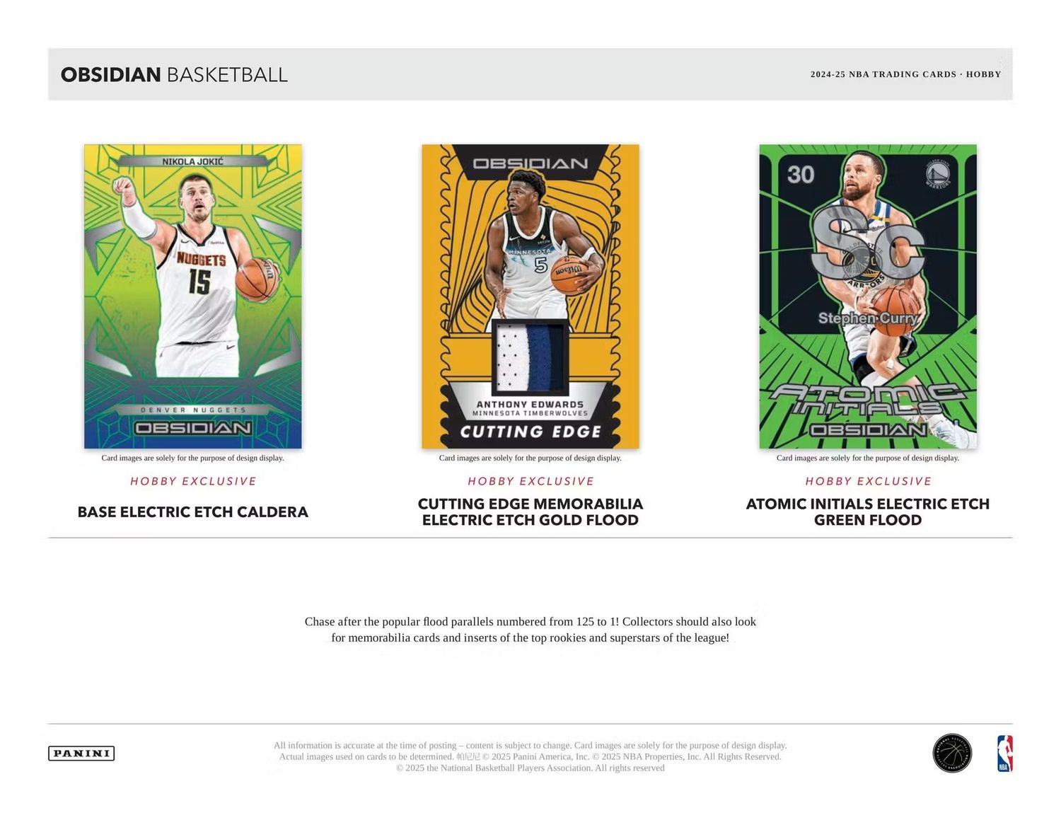 2024/25 Panini Obsidian Basketball Hobby Box (Preorder)