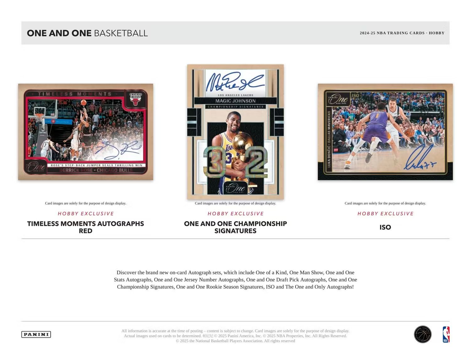 2024/25 Panini One and One Basketball Hobby Box (Coming soon)