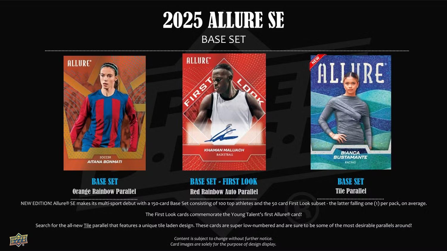 2025 Upper Deck Allure SE Hobby Box (Coming soon)