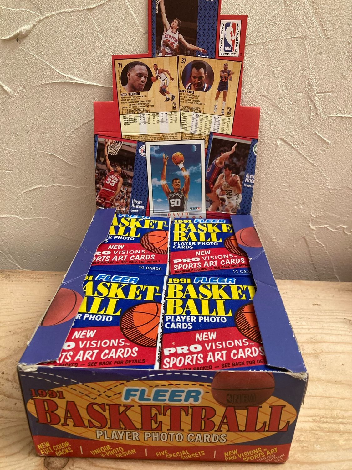 1991/92 Fleer series 1 Basketball Pack