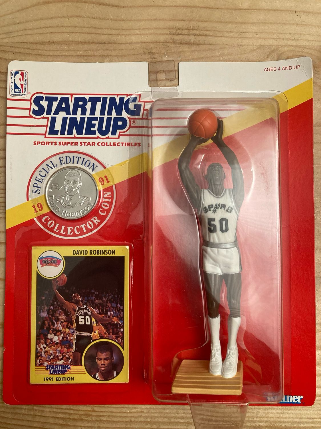 1991 STARTING LINE-UP - NBA BASKETBALL - David Robinson - San Antonio Spurs