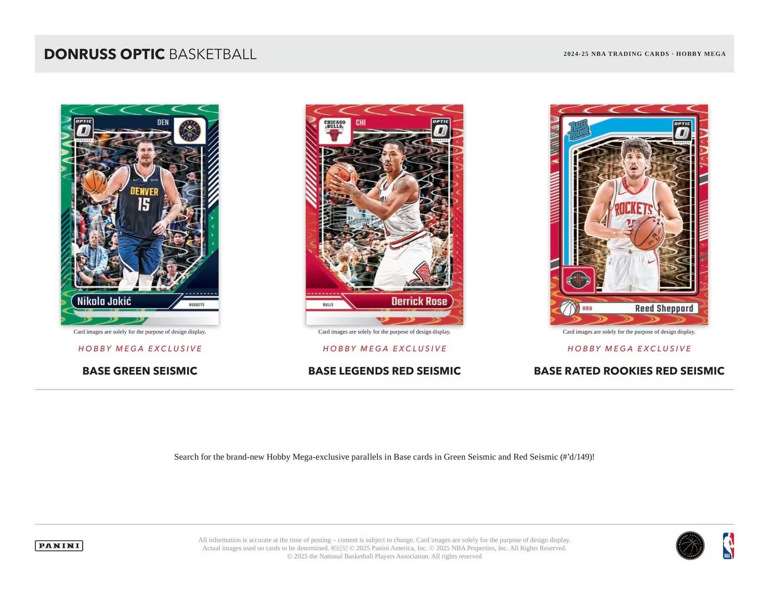 2024/25 Panini Donruss Optic Basketball Hobby Mega Box