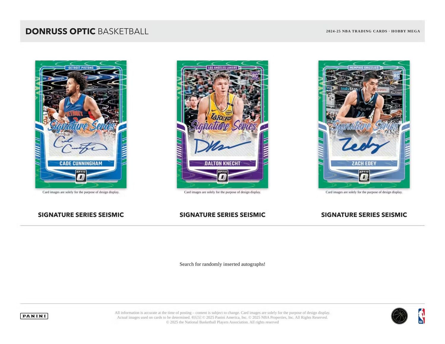 2024/25 Panini Donruss Optic Basketball Hobby Mega Box