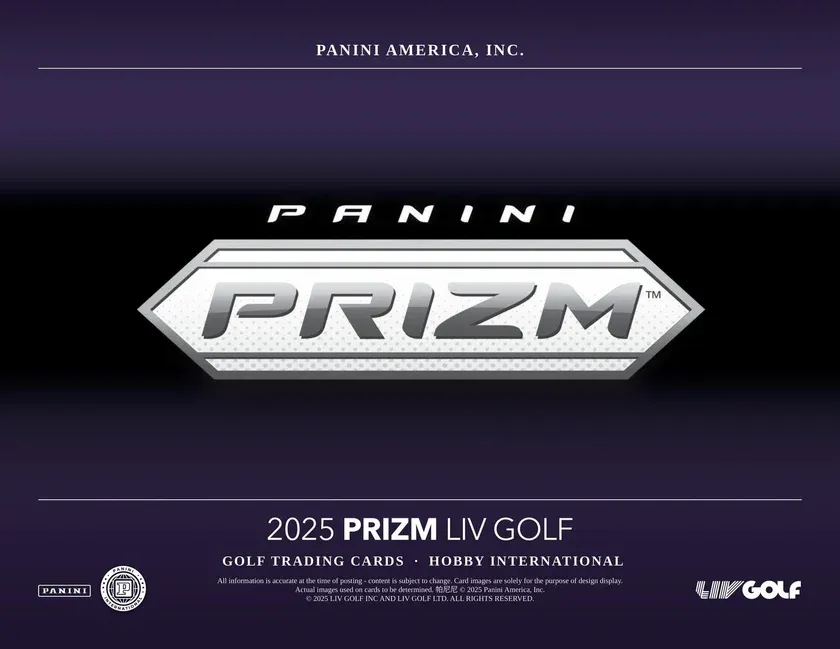 2025 Panini Prizm LIV Golf International Hobby