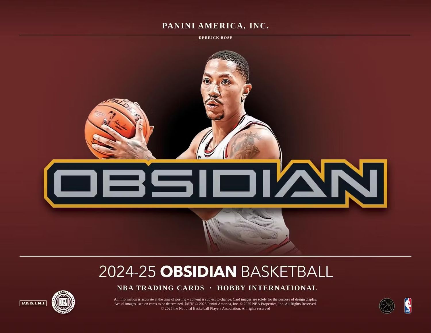 2024/25 Panini Obsidian Basketball International Hobby Box (coming soon)