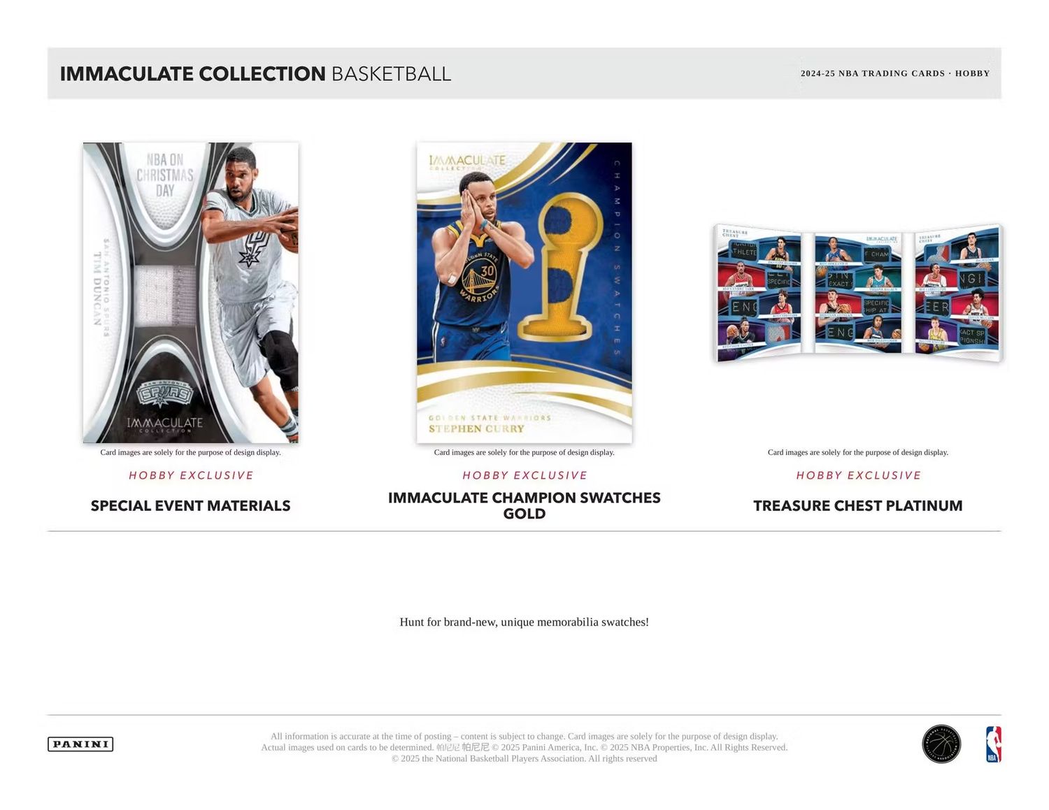 2024/25 Panini Immaculate Basketball Hobby Box (coming soon)