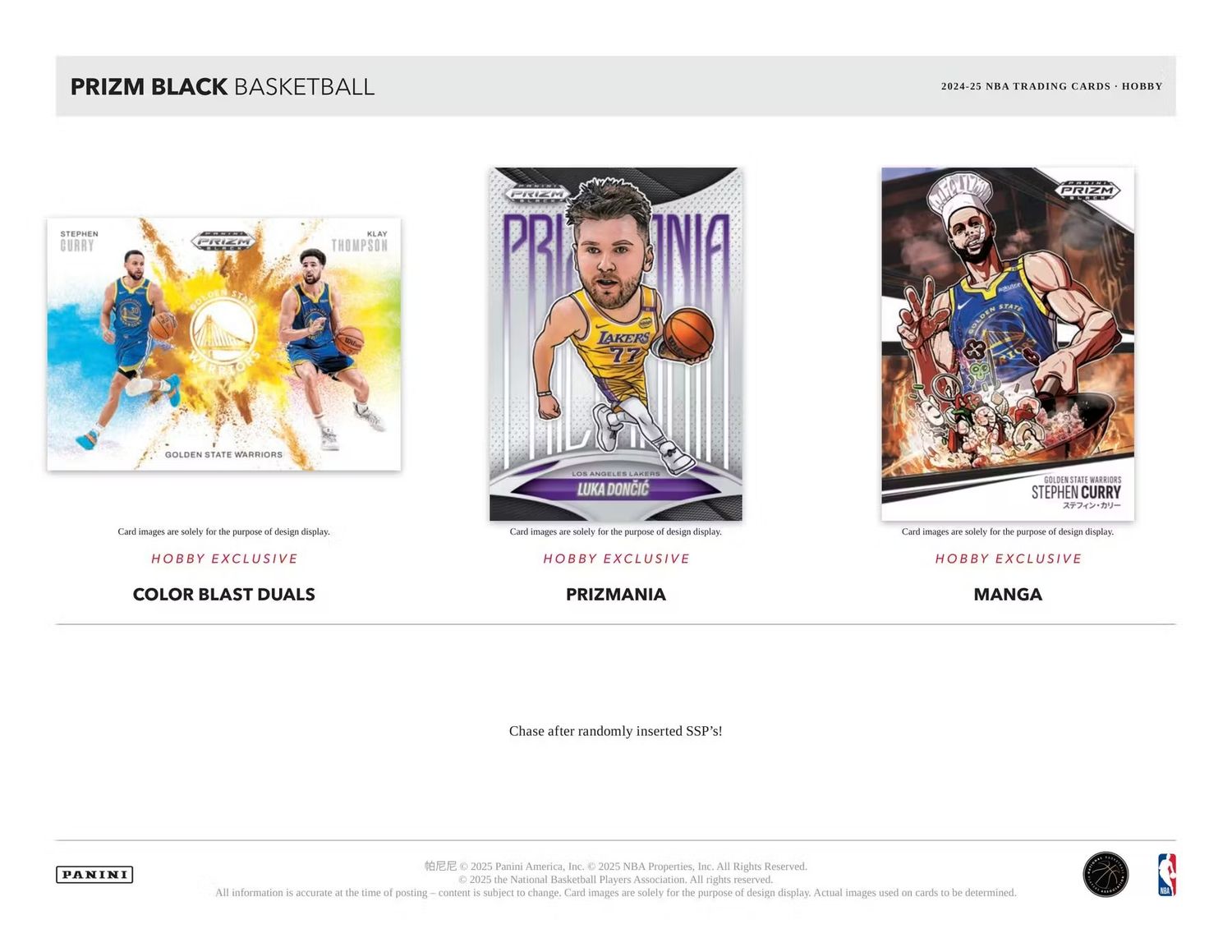 2024/25 Panini Prizm Black Basketball Hobby Box (Preorder)