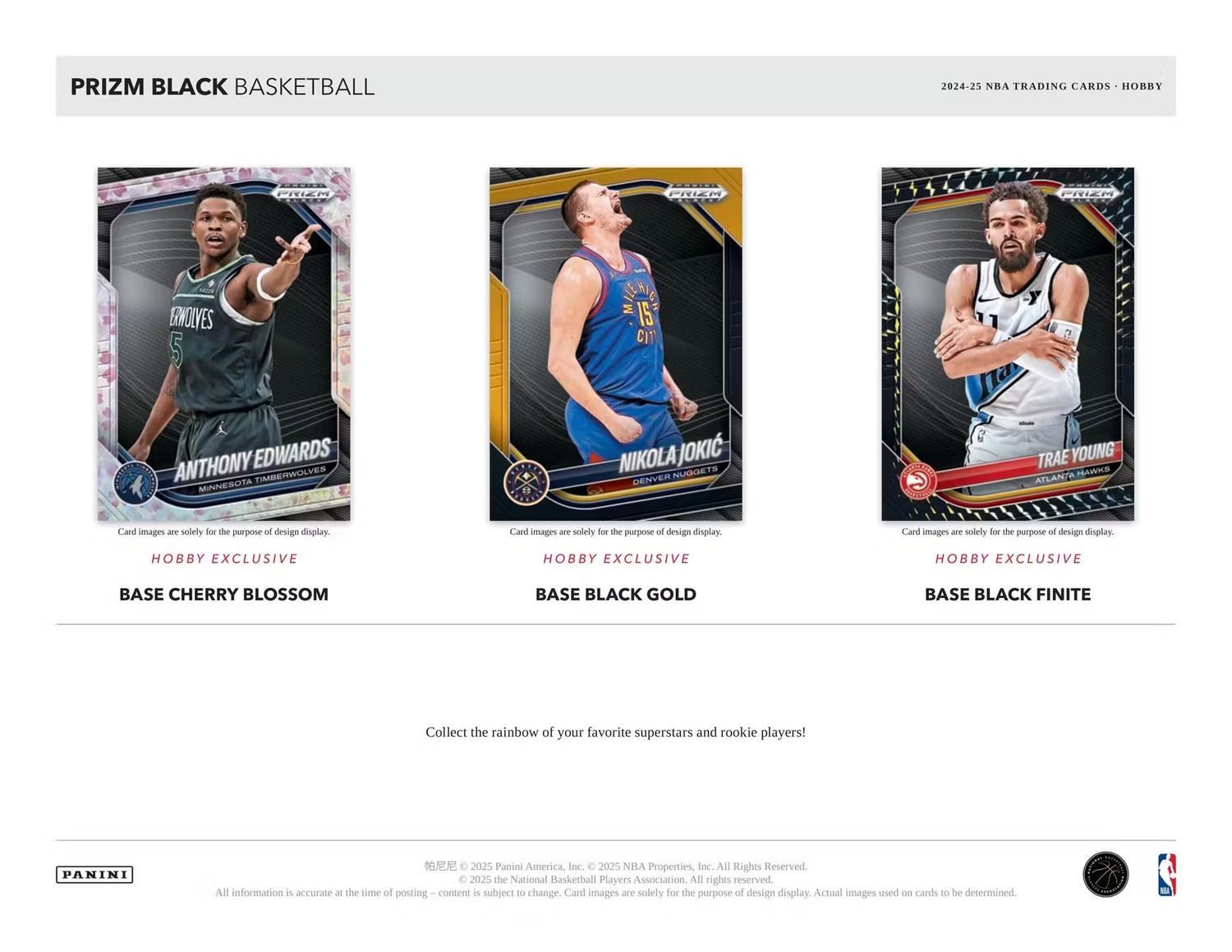 2024/25 Panini Prizm Black Basketball Hobby Box (Preorder)