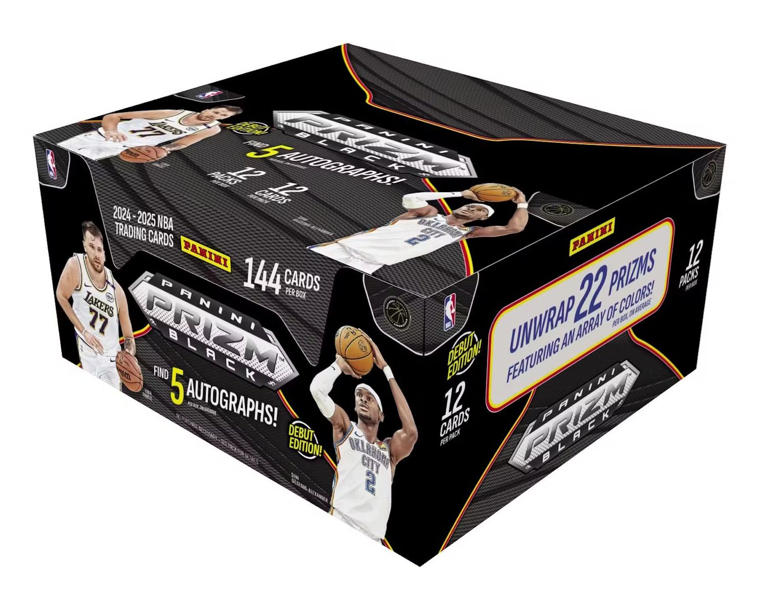 2024/25 Panini Prizm Black Basketball Hobby Box (Preorder)