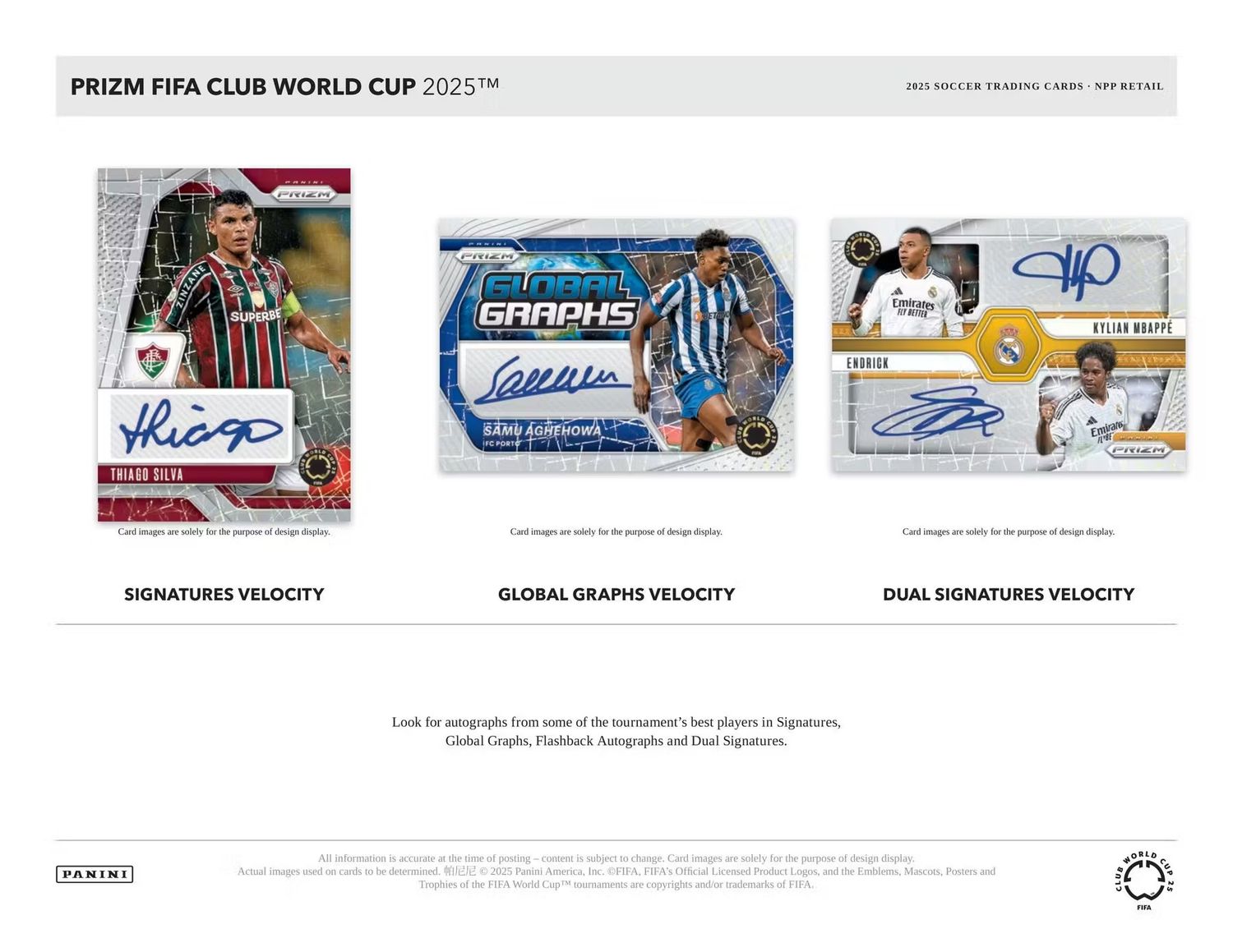 2025 Panini Prizm FIFA Club World Cup Soccer Blaster Box (coming soon)