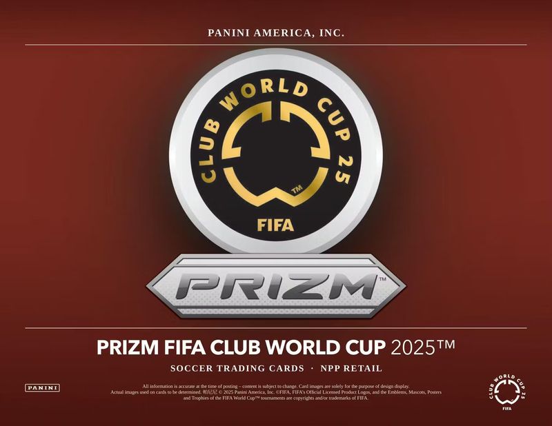 2025 Panini Prizm FIFA Club World Cup Soccer Mega Box (coming soon)