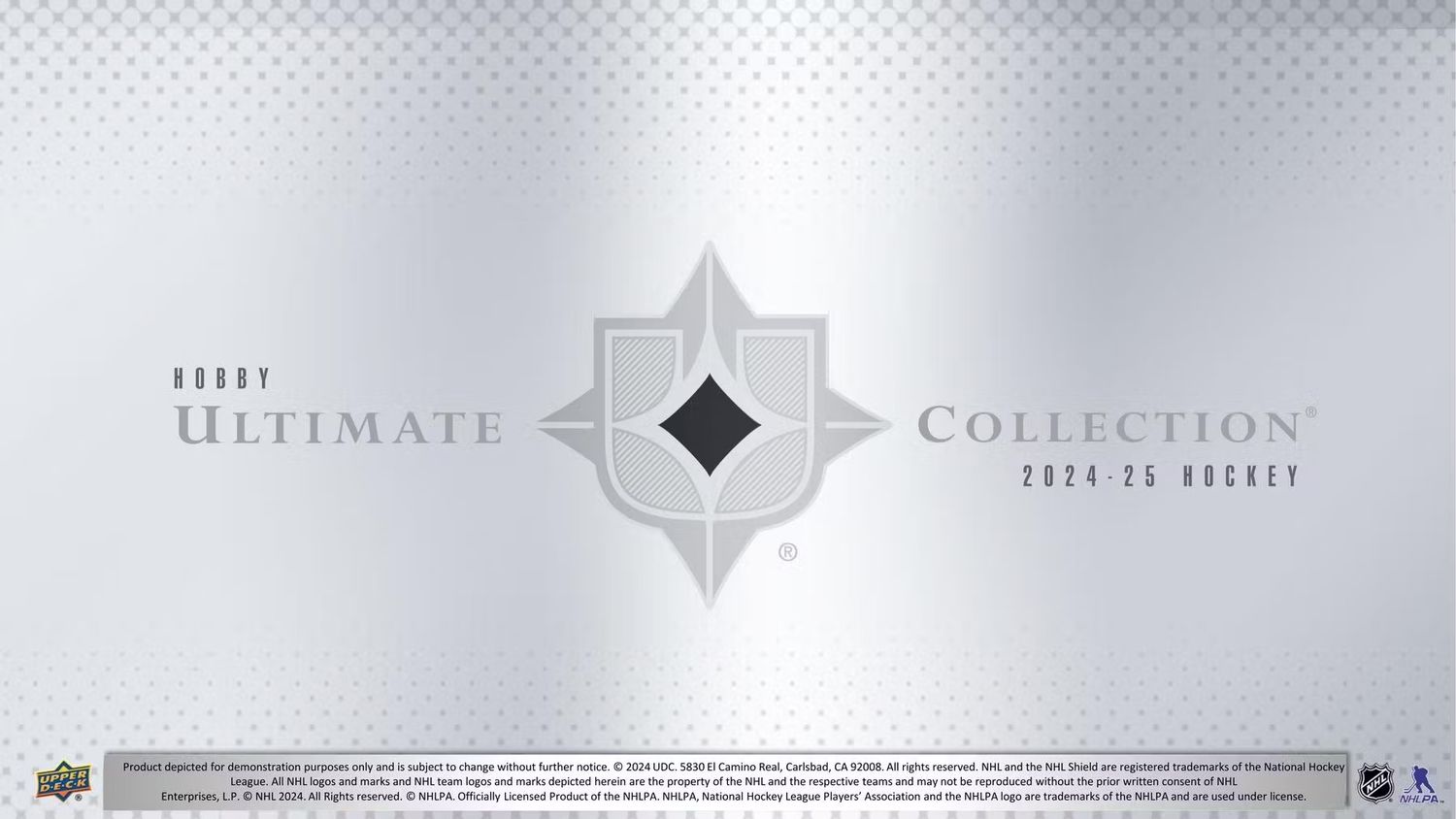 2024/25 Upper Deck Ultimate Collection Hockey Hobby Box (Coming soon)