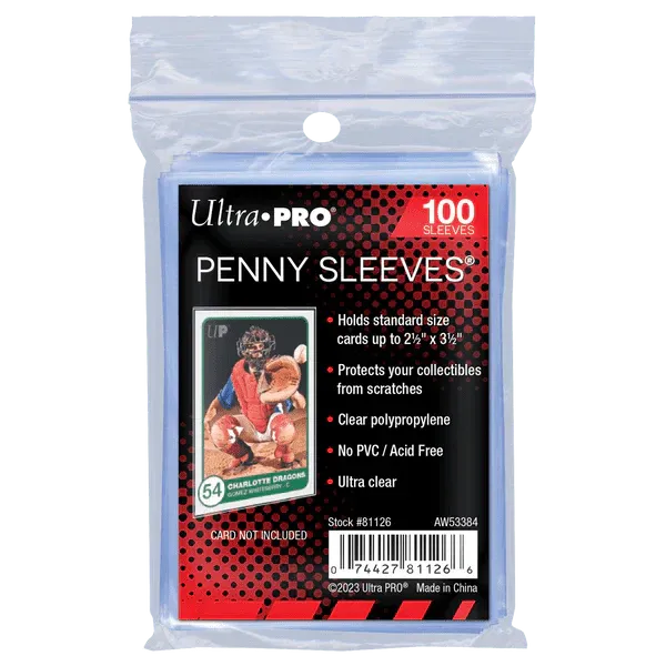 Ultra Pro - Penny Sleeves Soft Trading Card Protectors (x100)