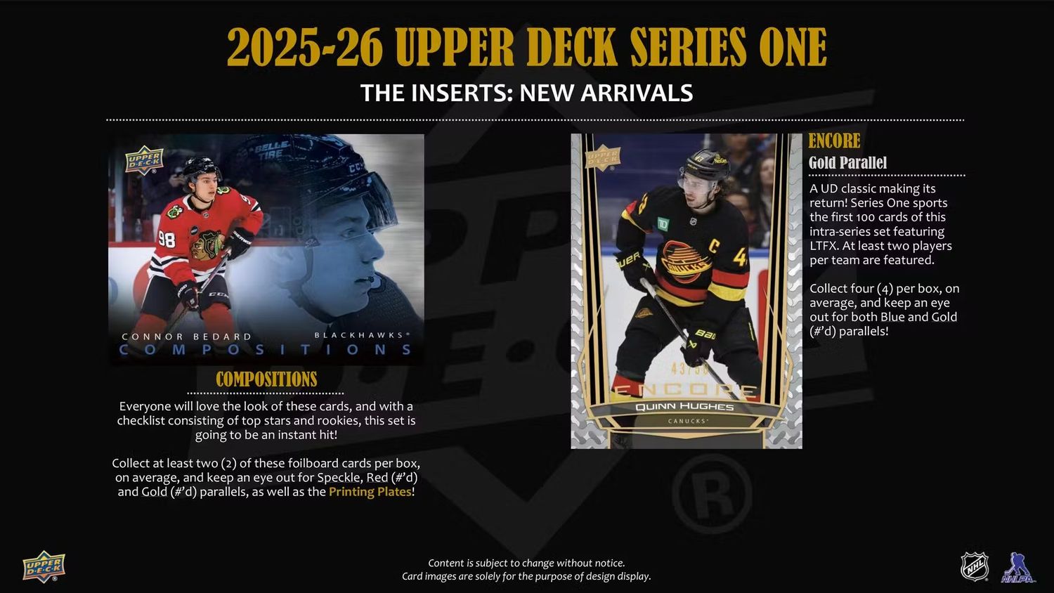 2025/26 Upper Deck Series 1 Hockey Hobby Box (coming soon)