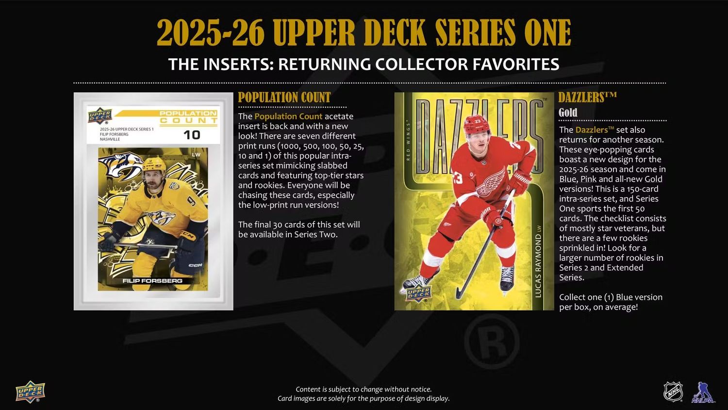 2025/26 Upper Deck Series 1 Hockey Hobby Box (coming soon)