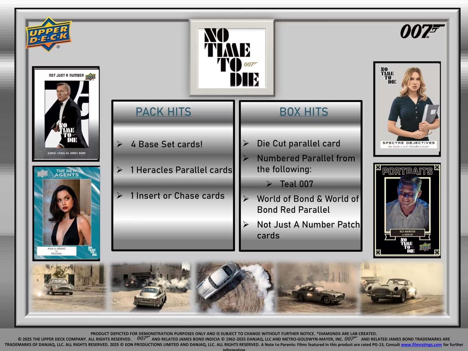 James Bond No Time To Die Hobby Box (Upper Deck 2025) (Coming soon)