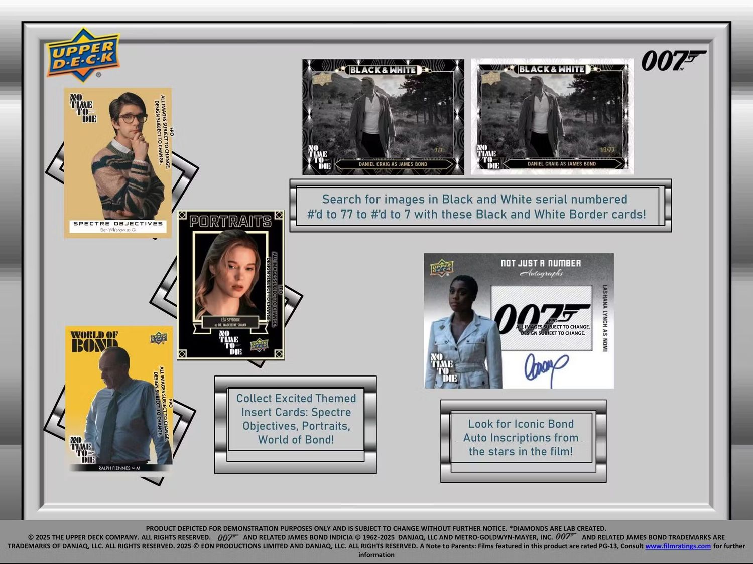 James Bond No Time To Die Hobby Box (Upper Deck 2025) (Coming soon)