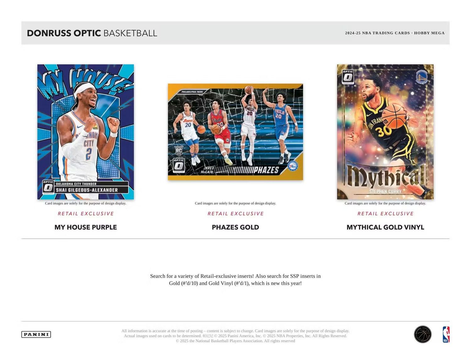 2024/25 Panini Donruss Optic Basketball Hobby Mega Pack