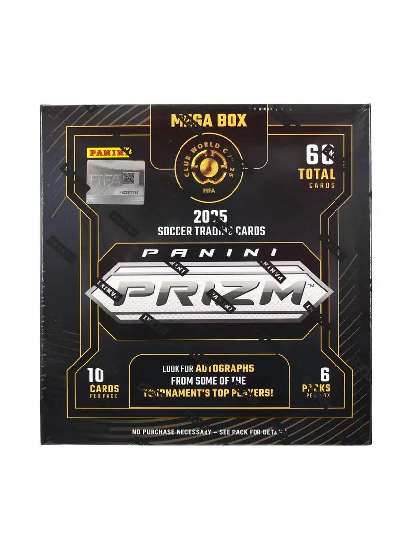 2025 Panini Prizm FIFA Club World Cup Soccer Mega Pack
