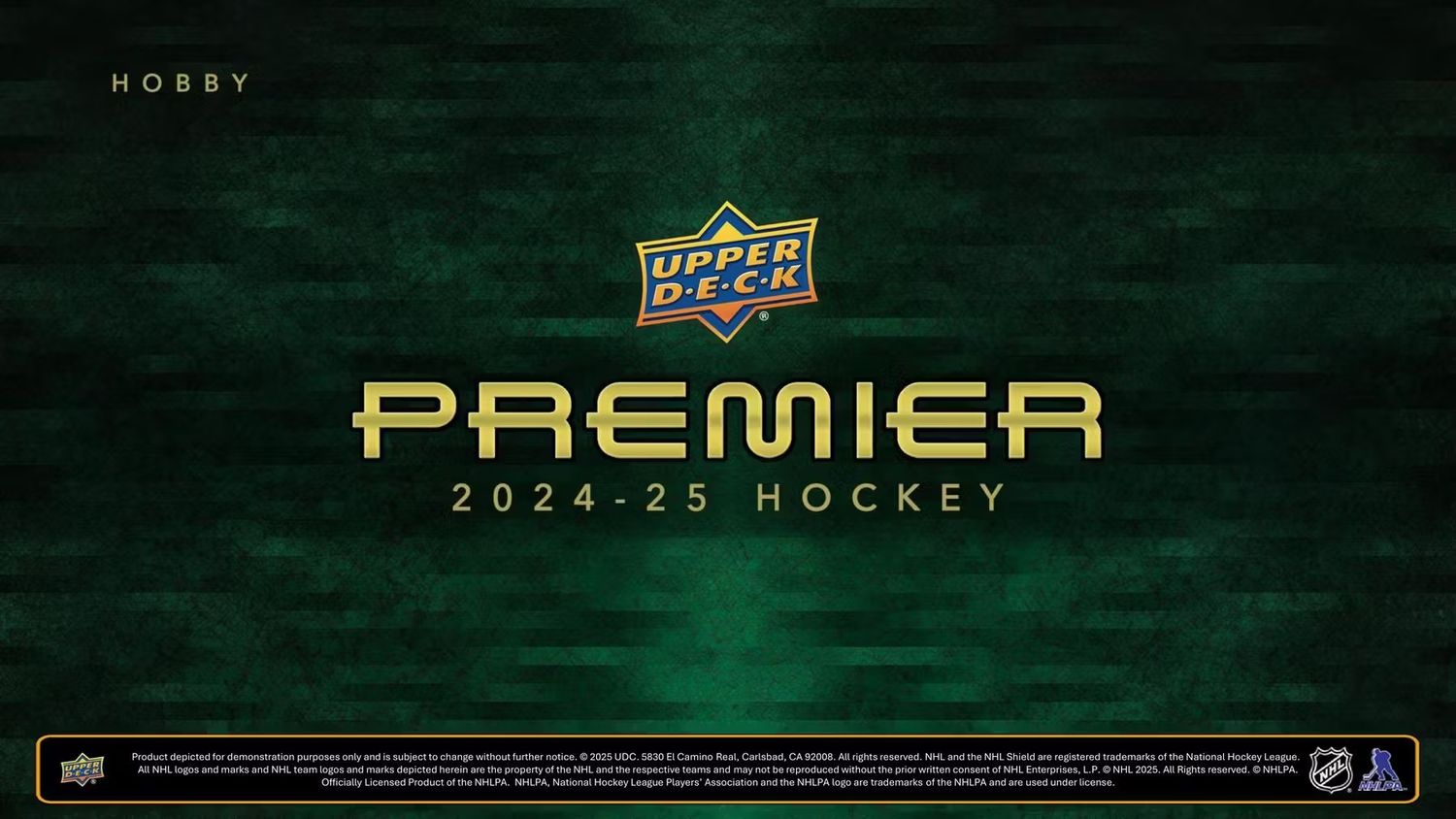 2024/25 Upper Deck Premier Hockey Hobby Box (coming soon)