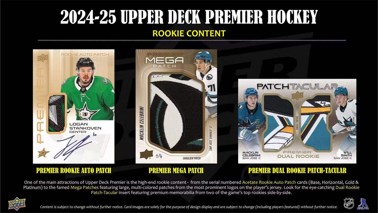 2024/25 Upper Deck Premier Hockey Hobby Box (coming soon)