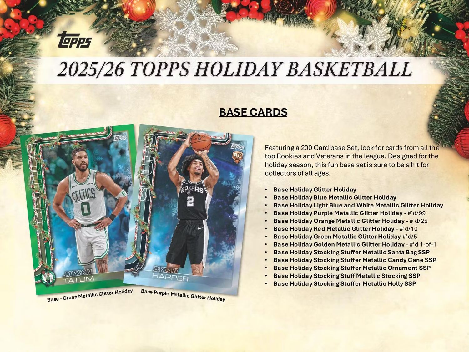 2025/26 Topps Holiday Basketball Mega Box (coming soon)