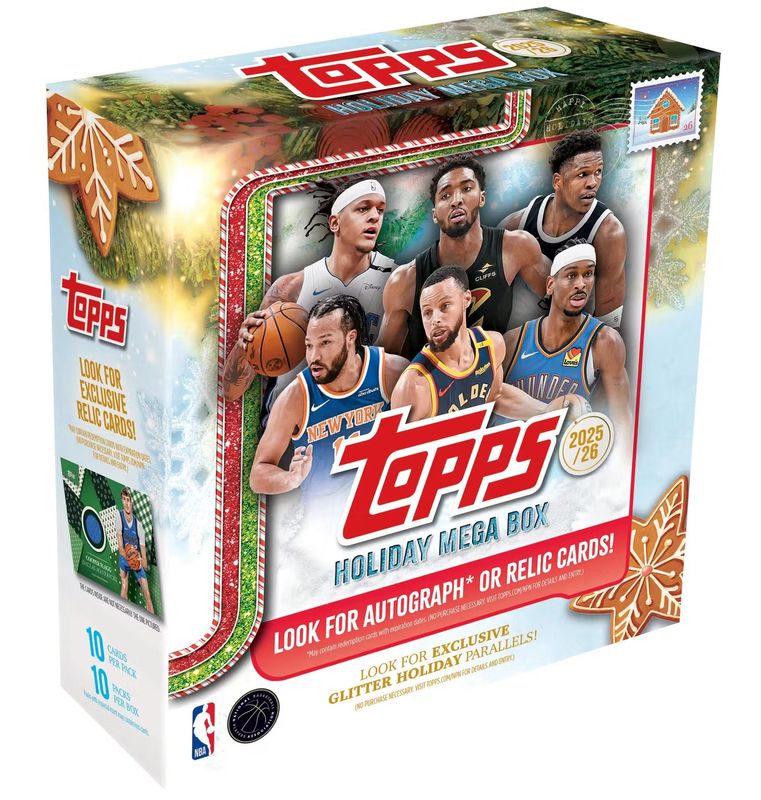 2025/26 Topps Holiday Basketball Mega Box (coming soon)