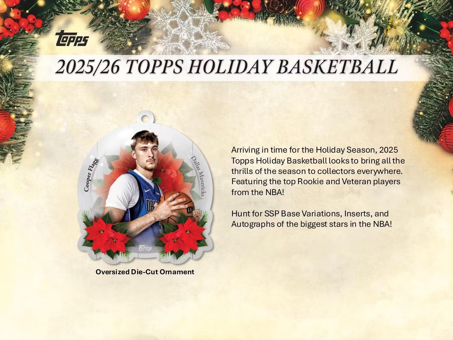 2025/26 Topps Holiday Basketball Mega Box (coming soon)
