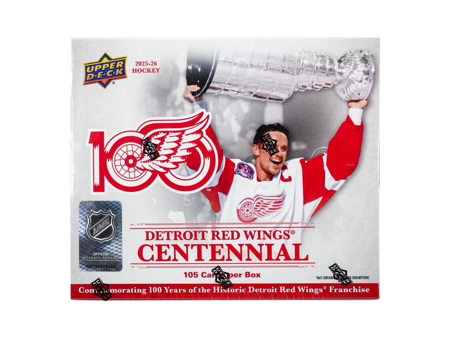 2025/26 Upper Deck Detroit Red Wings Centennial Box Set