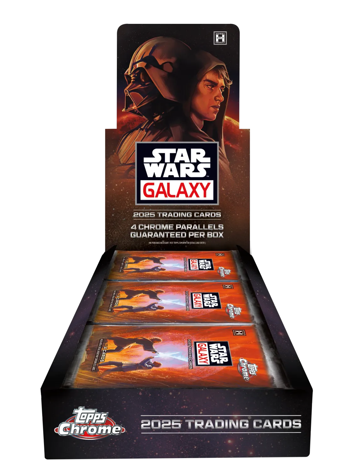 2025 Star Wars Chrome Galaxy Hobby Box (coming in December)