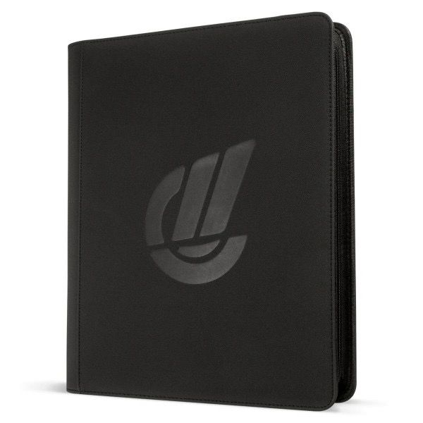 CollectXP Zippered 9-Pocket Topload Binder Black