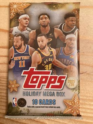 2025/26 Topps Holiday Basketball Mega Pack
