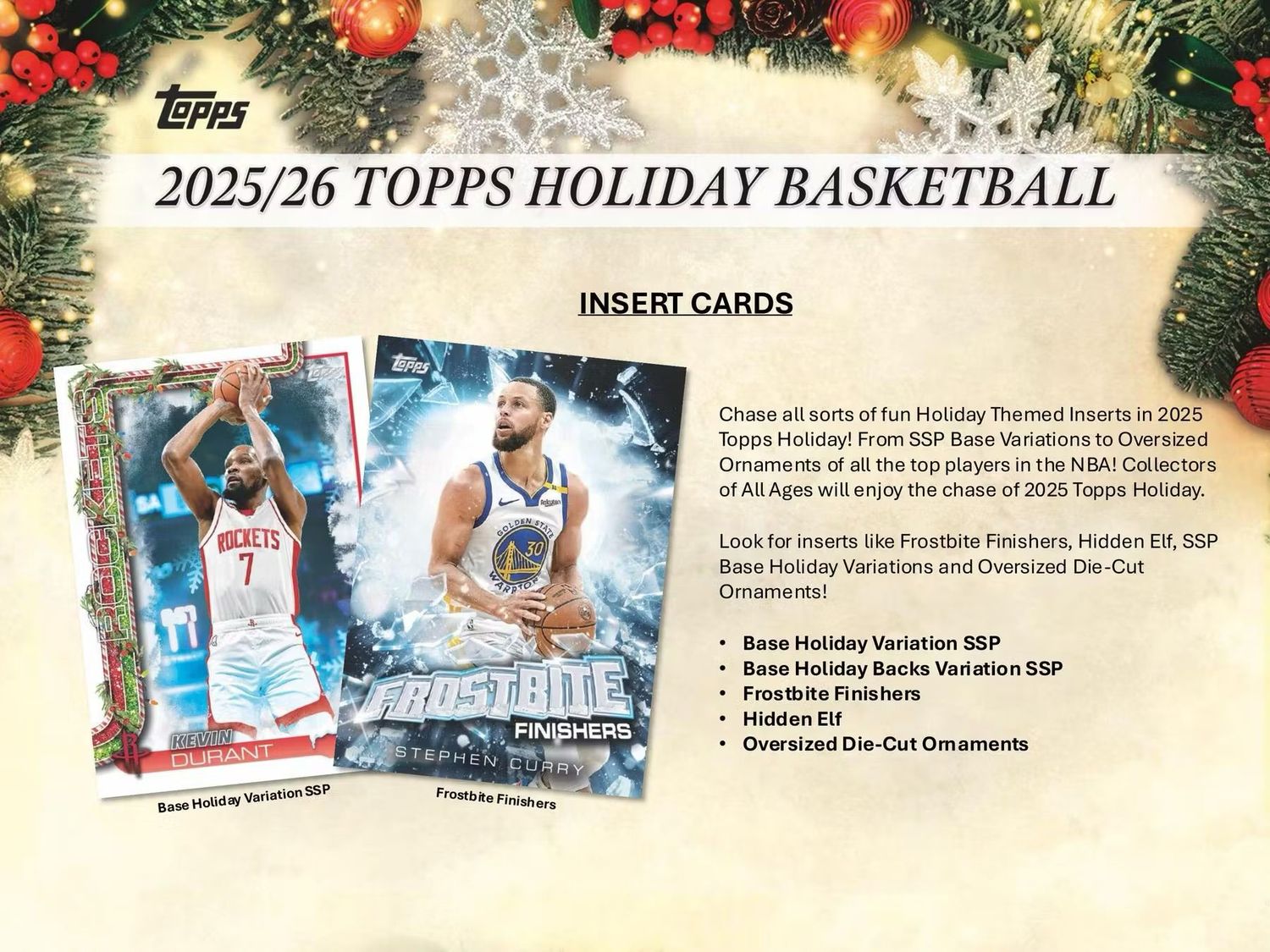 2025/26 Topps Holiday Basketball Mega Pack