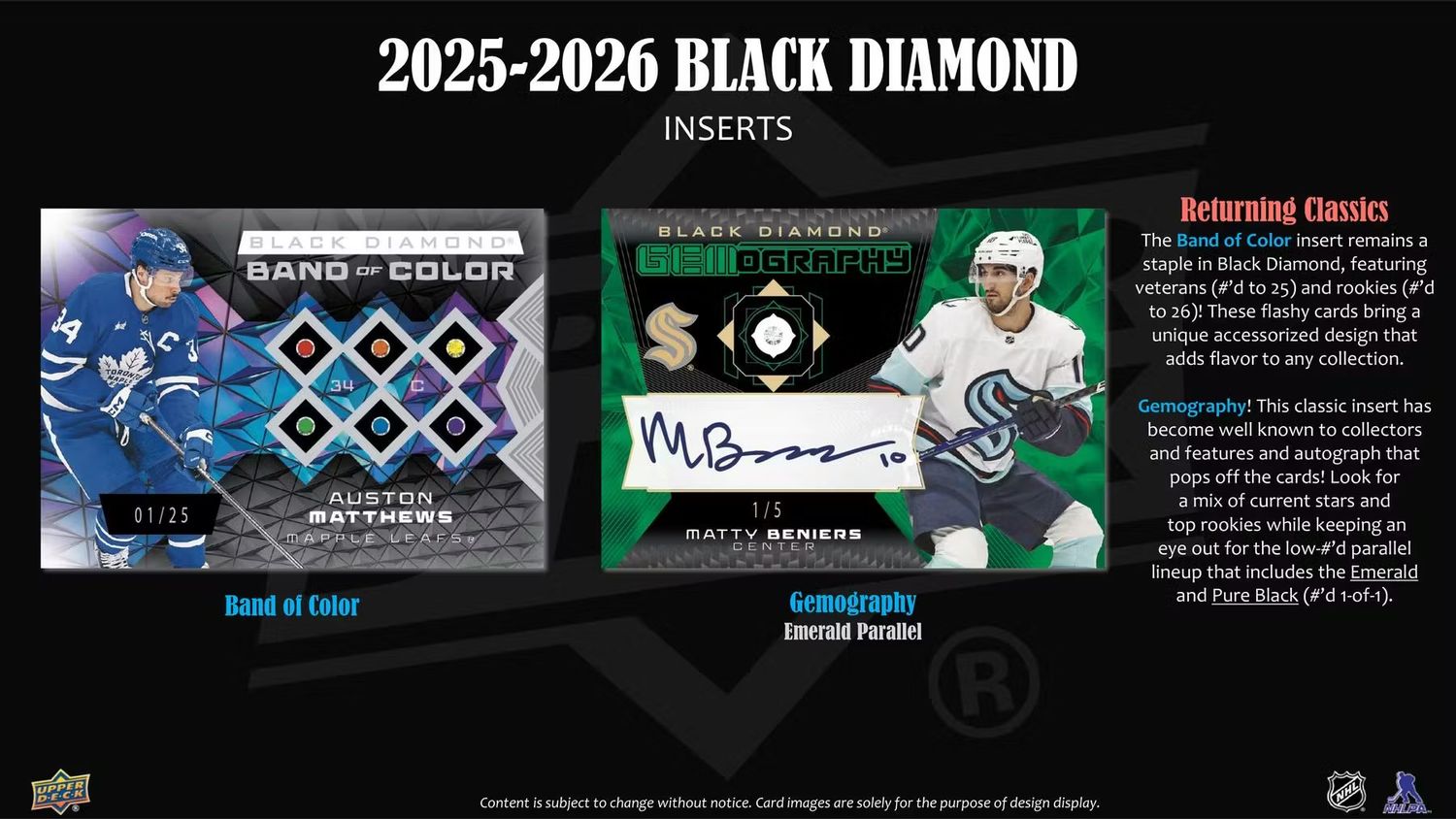 2025/26 Upper Deck Black Diamond Hockey Hobby Box