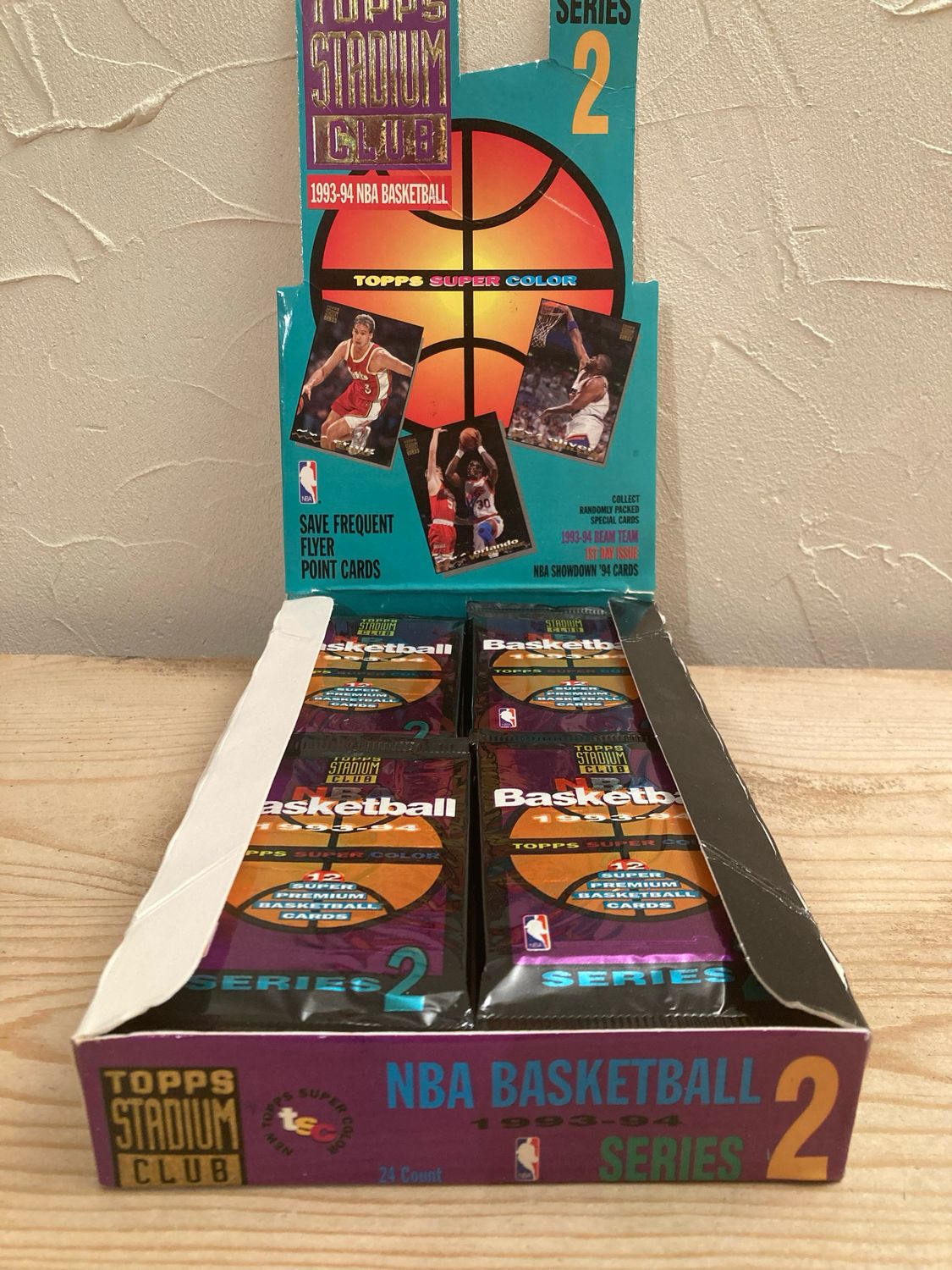 1993/94 Topps Stadium Club Series 2 Basketball Hobby Pack