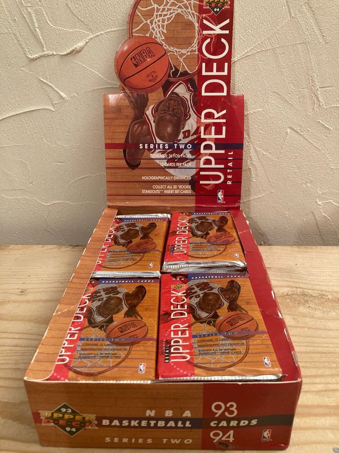 1993/94 Upper Deck Series 2 Basketball Retail Pack