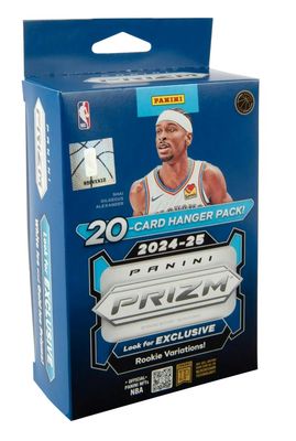 2024/25 Panini Prizm Basketball Hanger Box (White and Gold Ice Prizms)