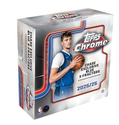 2025/26 Topps Chrome Basketball Mega Box (coming end of December)