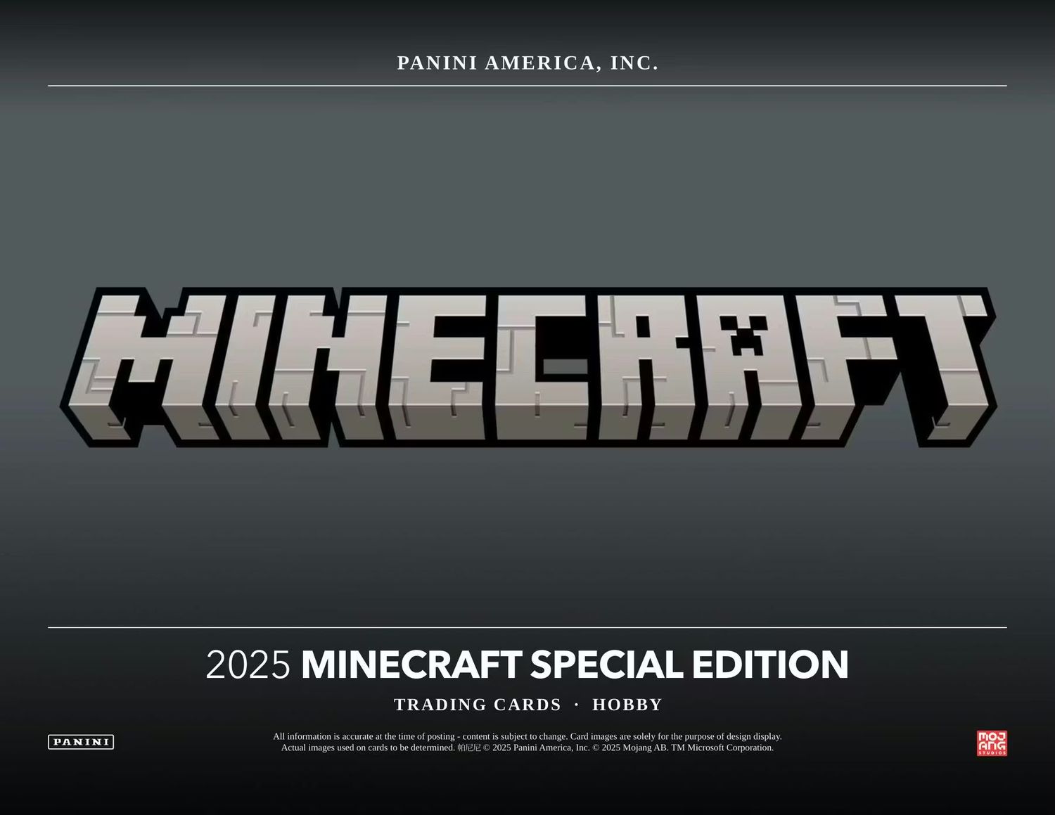 Minecraft Special Edition Hobby Box (Panini 2025)