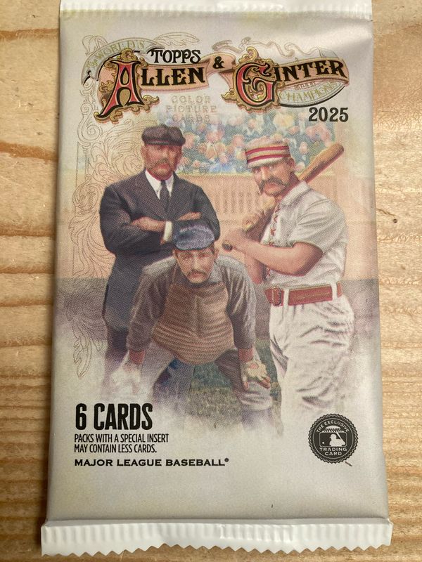2025 Topps Allen &amp; Ginter Baseball Blaster Pack