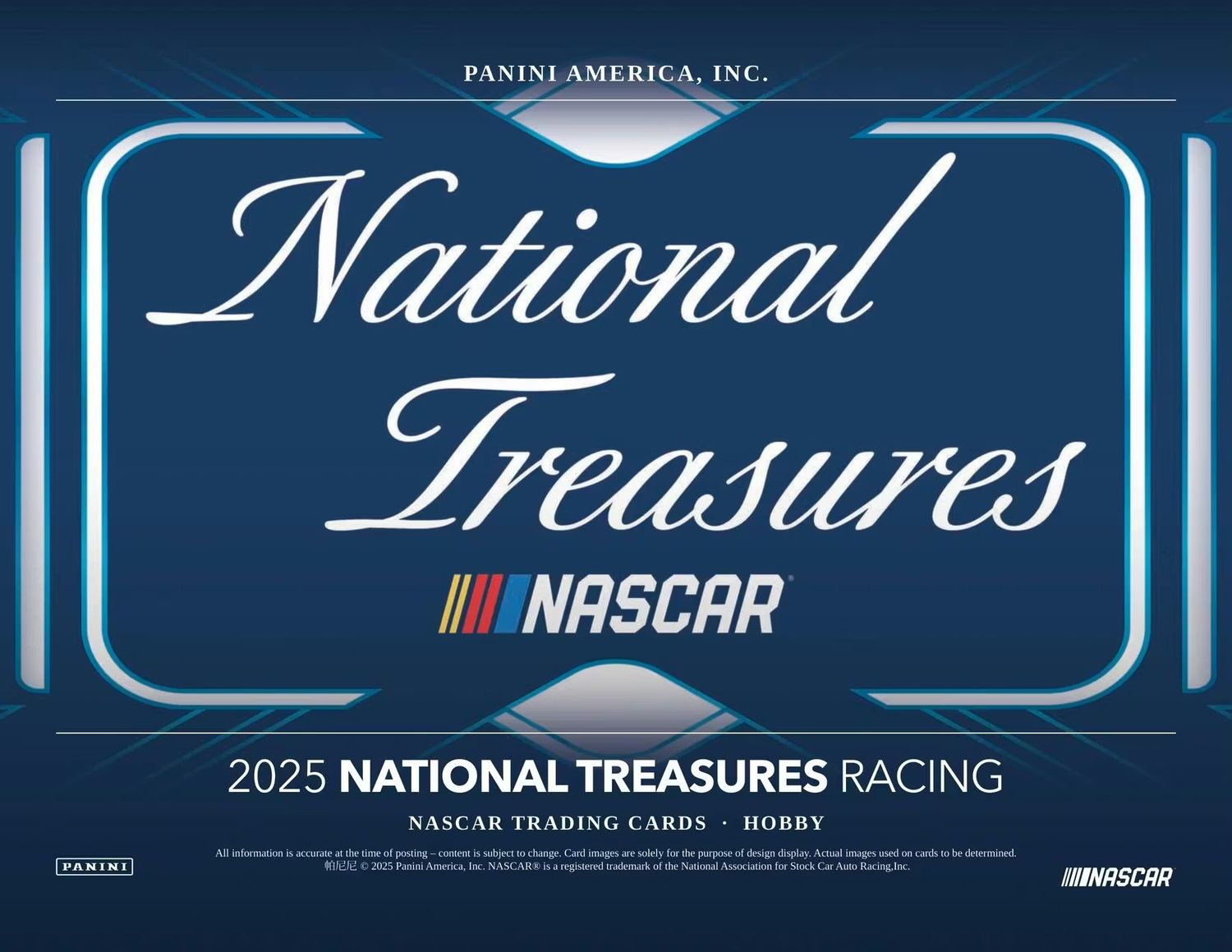 2025 Panini National Treasures Racing Hobby Box
