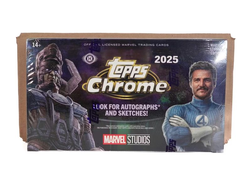 Marvel Studios Chrome Hobby 8-Box Case (Topps 2024/25) - coming soon