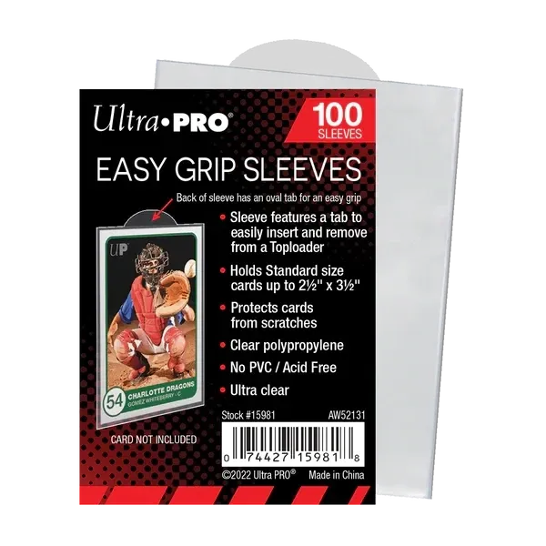 Ultra Pro - 2.5" X 3.5" Easy Grip Card Sleeves (x100)