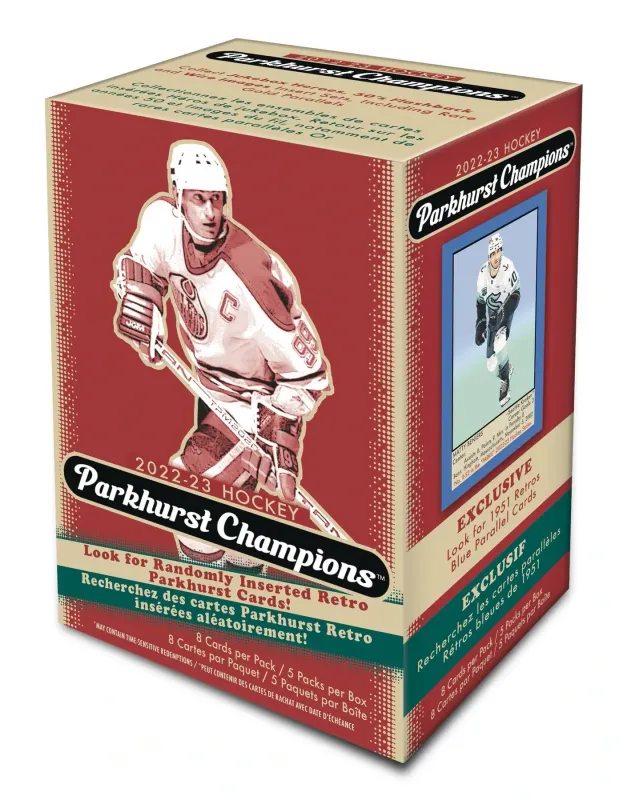 2022/23 Upper Deck Parkhurst Champions Hockey Blaster Box