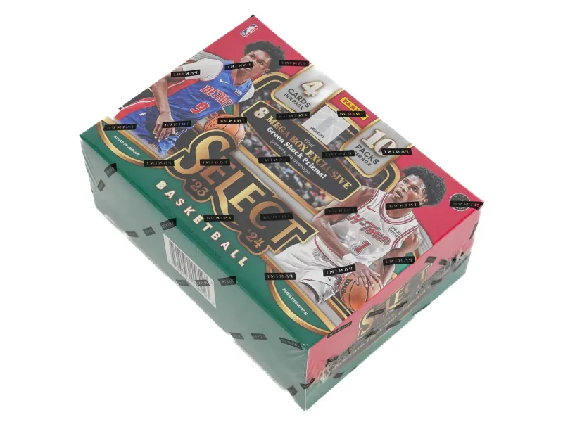 2023/24 Panini Select Basketball Hobby Mega Box (Green Shock Prizms)